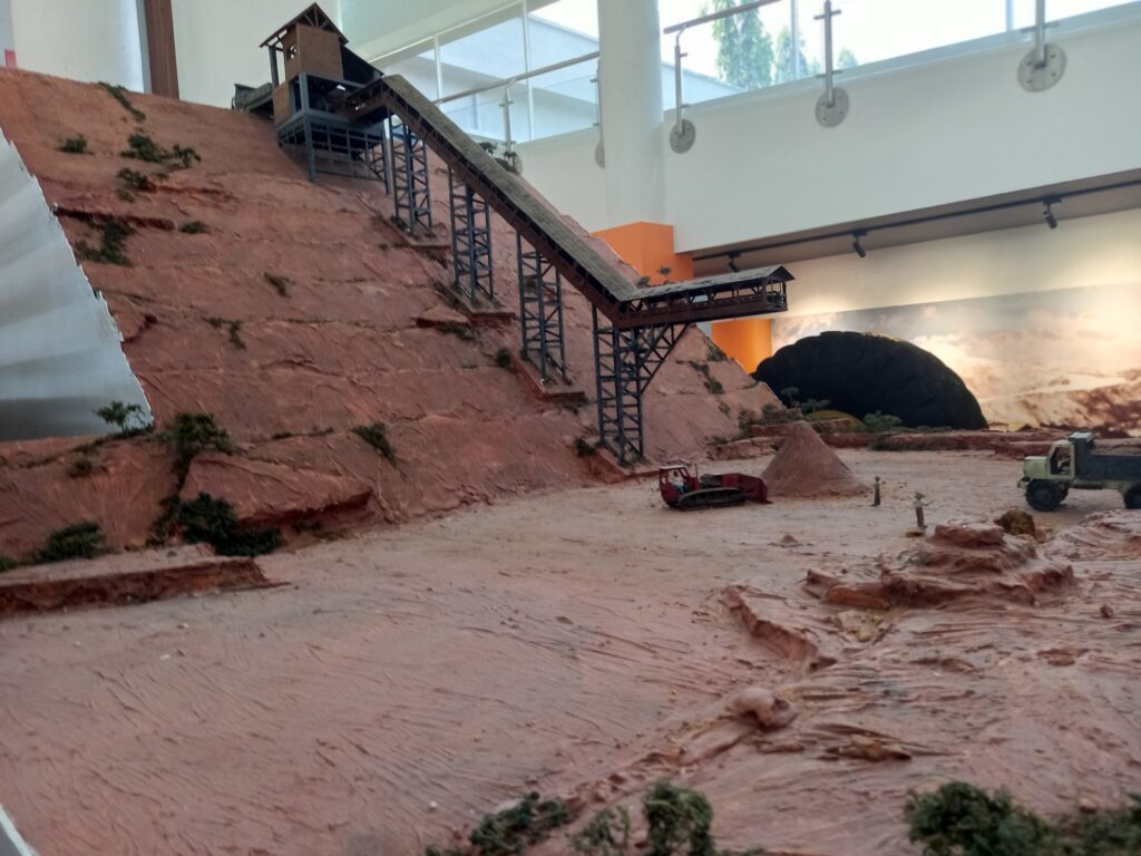 Model Perlombongan di Muzium Bukit Besi - Alisa Chan