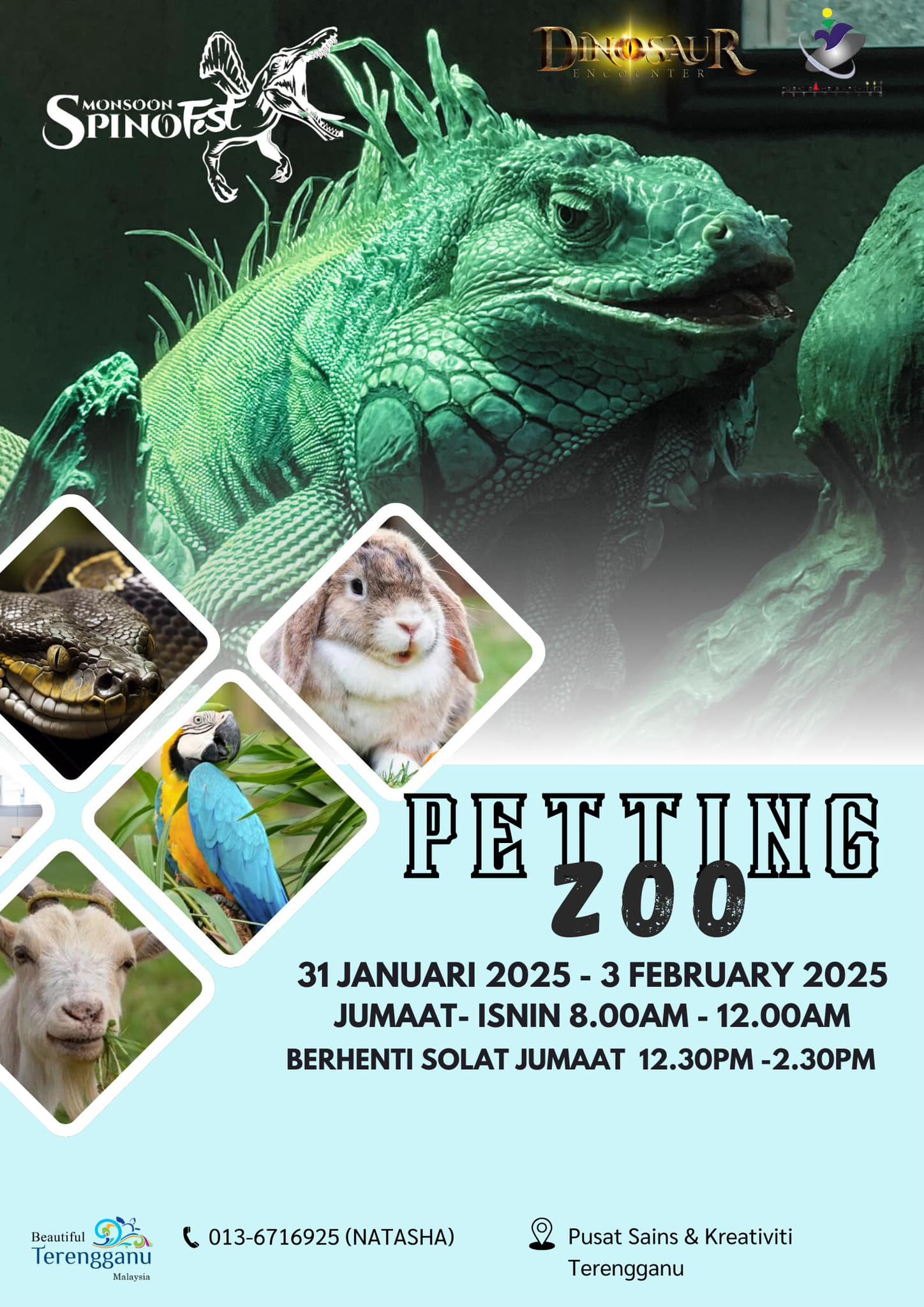 Monsoon Spino Fest Petting Zoo