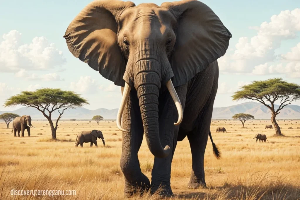 Gajah Afrika (Loxodonta Africana) 03121145