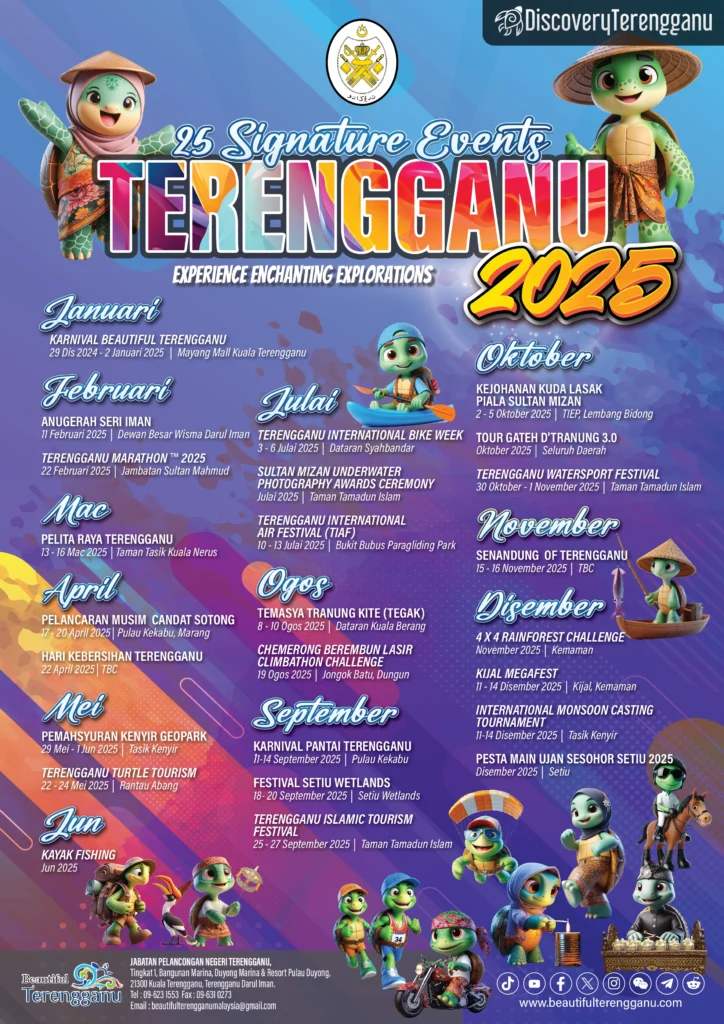 Acara di Terengganu (Signature Events Calendar of Events Terengganu COE 2025)