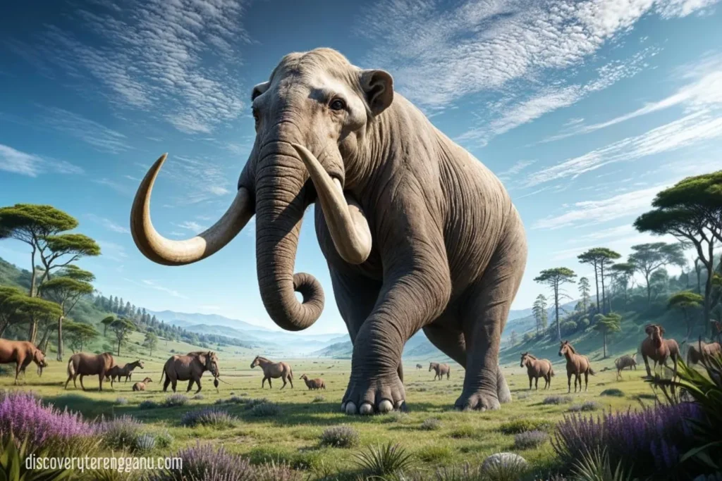 Gajah purba Gomphotherium di zaman Era Miosen 03121138