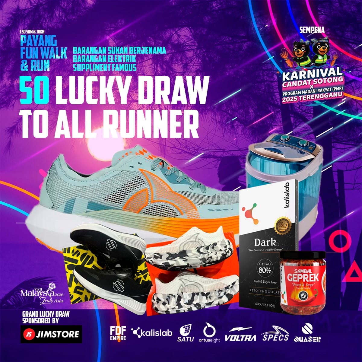 50 Lucky Draw To All Runner