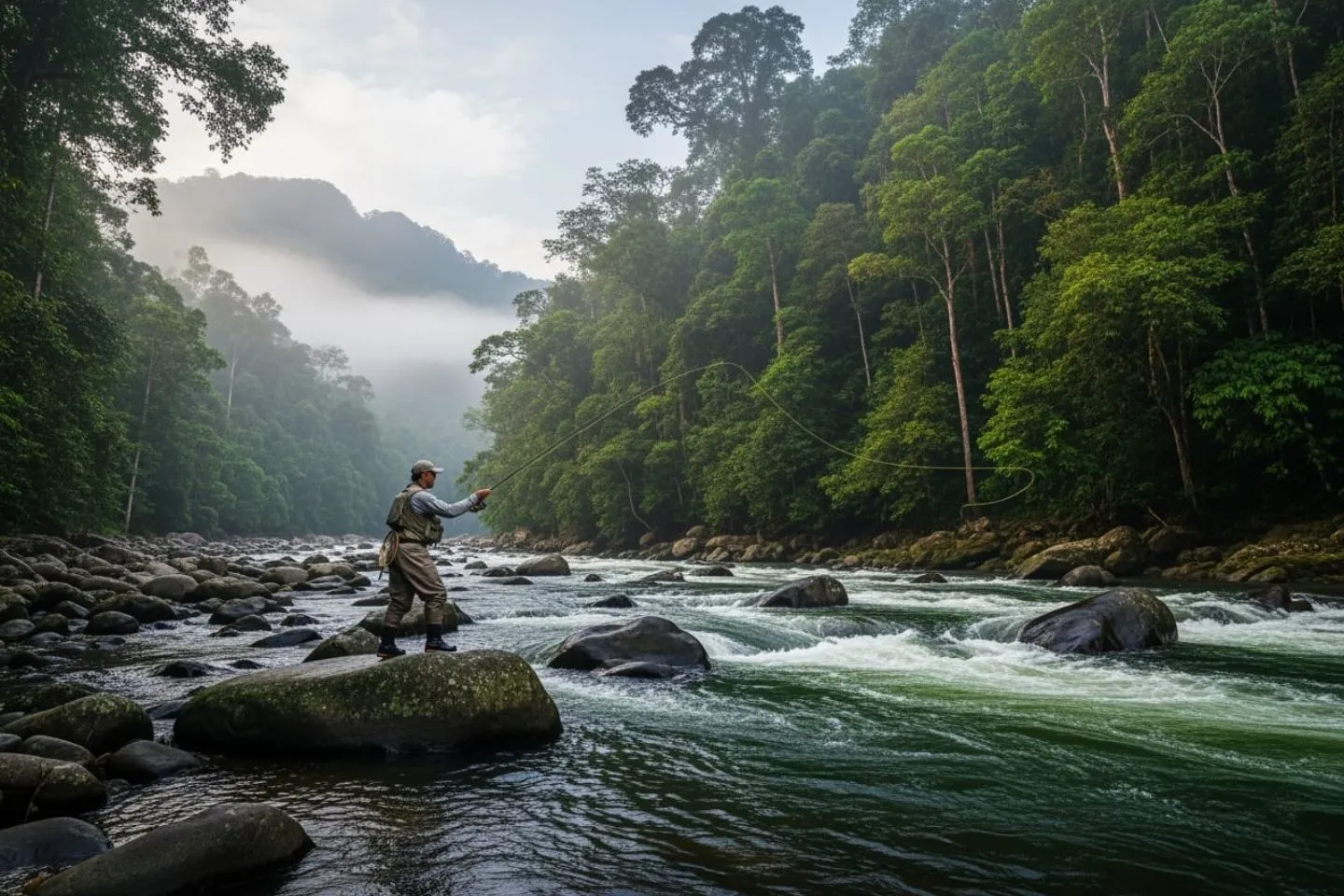Sungai Kampar, Sungai Sahom