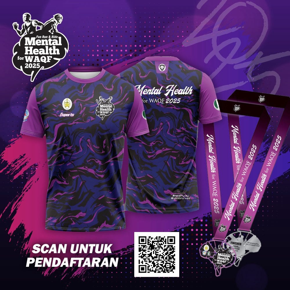 Baju & Medal Mental Health Fun Run & Ride for WAQF 2025