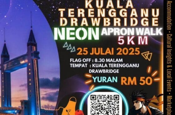 Kuala Terengganu Drawbridge Neon Apron Walk 2025