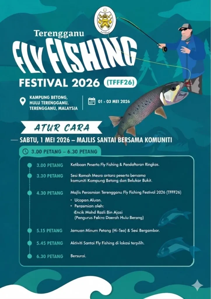 Atur Cara Terengganu Fly Fishing Fest 2026