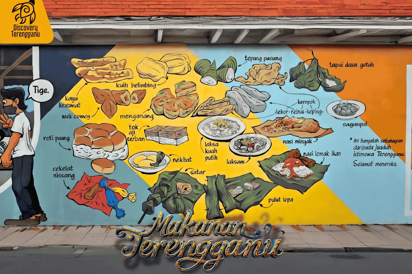 Mural Makanan Terengganu by Denai Warisan 14121124