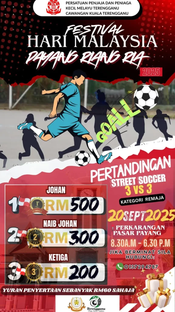Pertandingan Street Soccer 3 vs 3