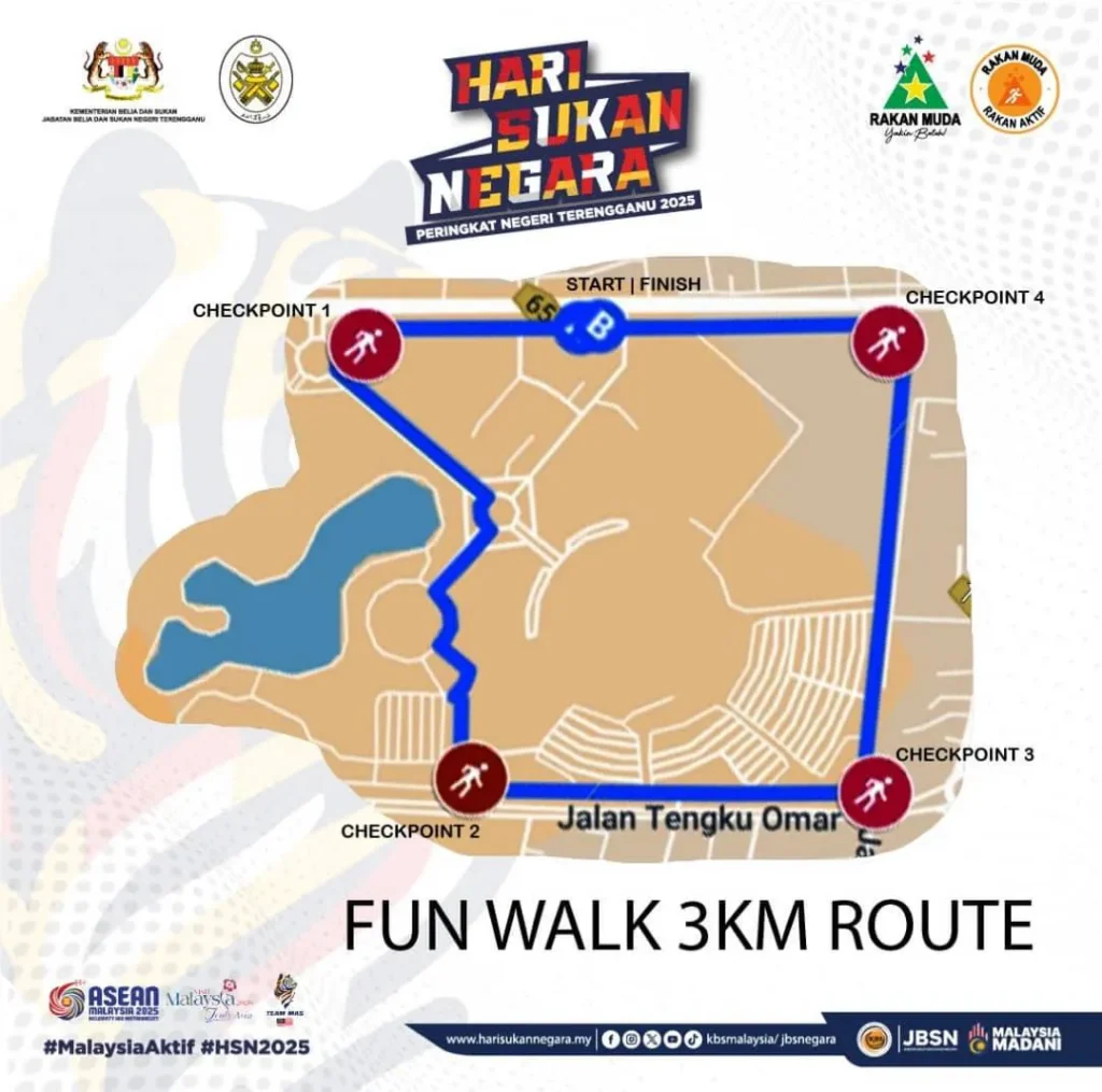 Fun Walk 3KM Route