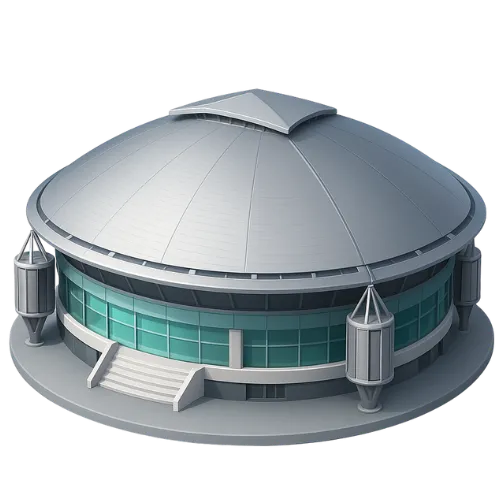 Stadium Tertutup Gong Badak Icon