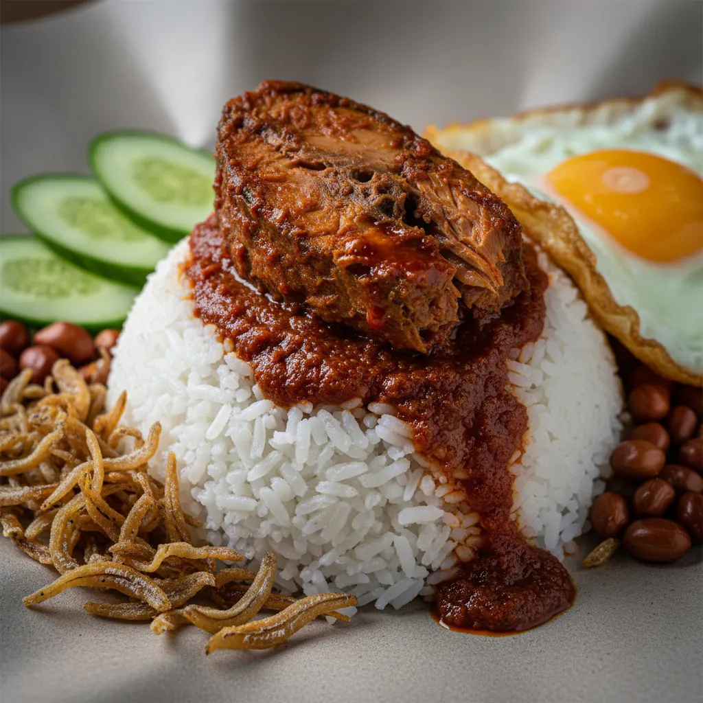 Nasi Lemak Sambal Ikan Aya Tongkol