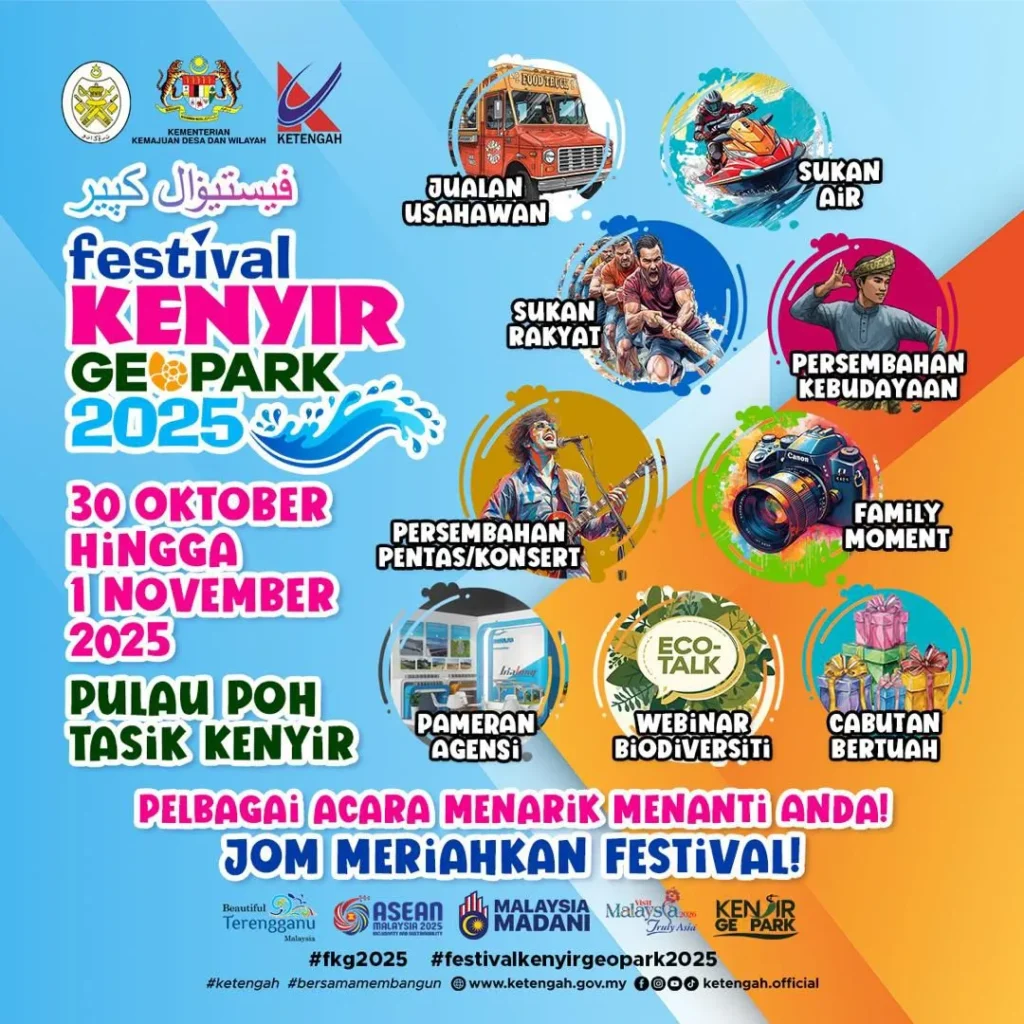 Pelbagai Acara Menarik Festival Kenyir Geopark 2025