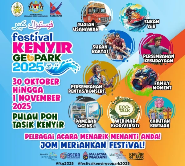 Pelbagai Acara Menarik Festival Kenyir Geopark 2025