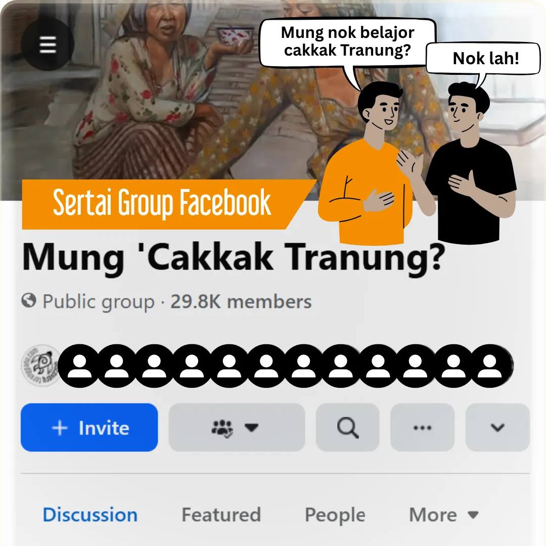 Komuniti Facebook Belajar Cakap Tranung — kumpulan belajar loghat Terengganu