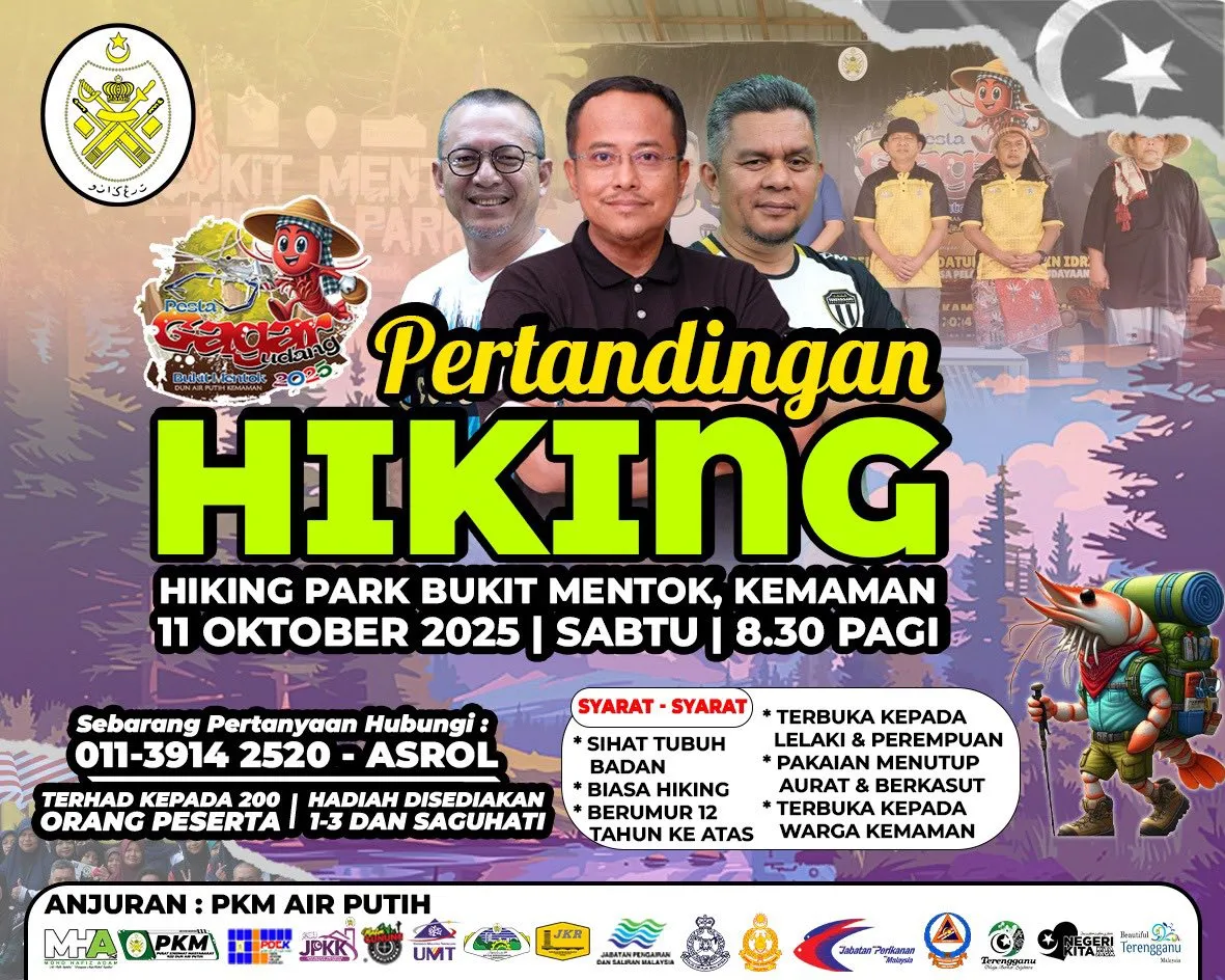 Pertandingan Hiking Pesta Gagar Udang Kemaman 2025