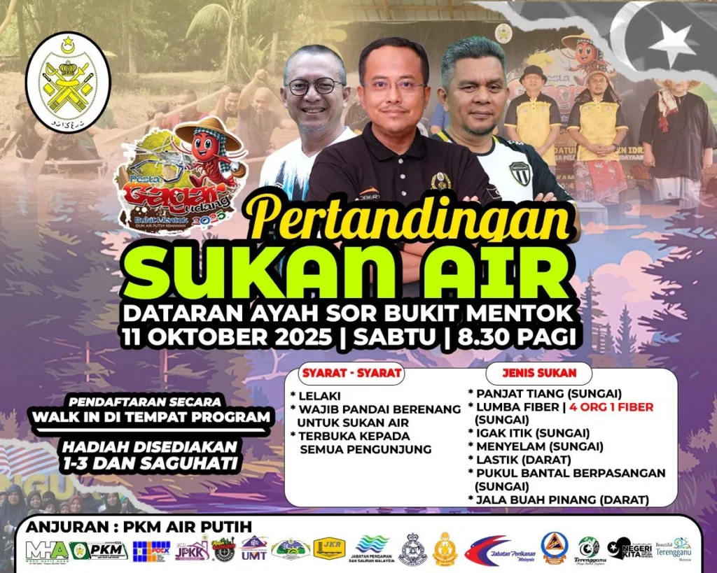 Pertandingan Sukan Air Pesta Gagar Udang Kemaman 2025