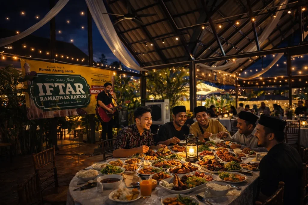 New Rumah Abang Jamil - Iftar Ramadan Rakyat Pinggan2