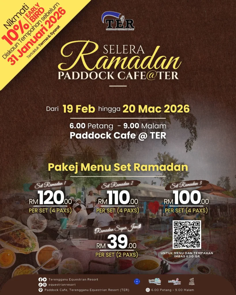 Selera Ramadan Paddock Cafe @ TER 2026