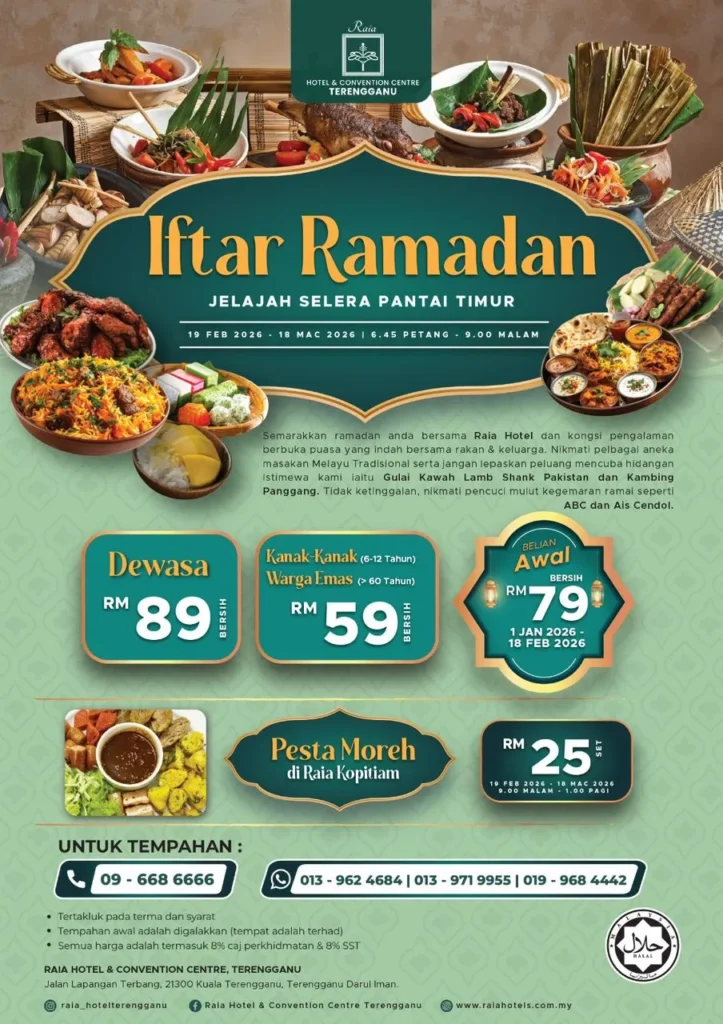 Pakej Iftar Raia Hotel 2026