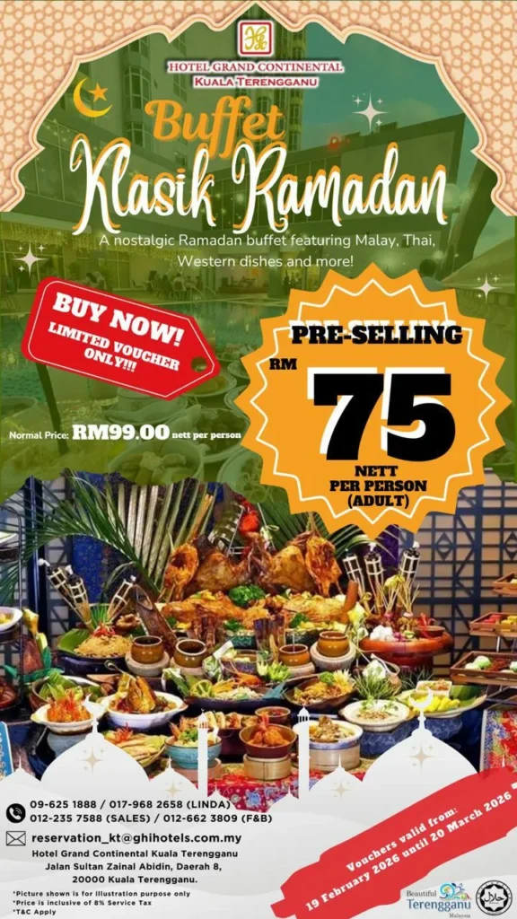 Pakej Iftar Hotel Grand Continental 23121130