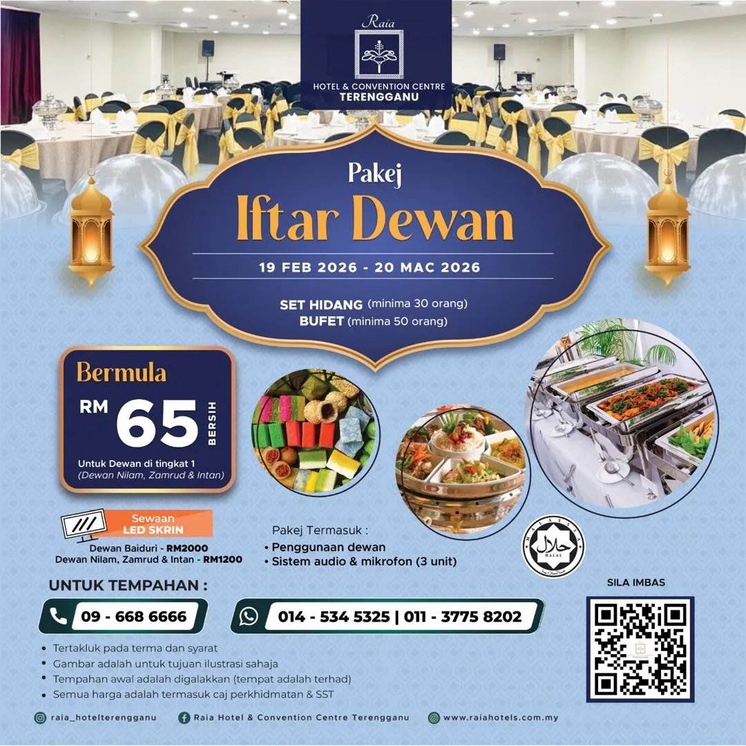 Poster Pakej Iftar Dewan Raia Hotel Ramadan 2026