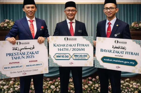 Kadar Zakat Fitrah Terengganu 2026 (1447H) – RM10 & RM20 Ditetapkan MAIDAM