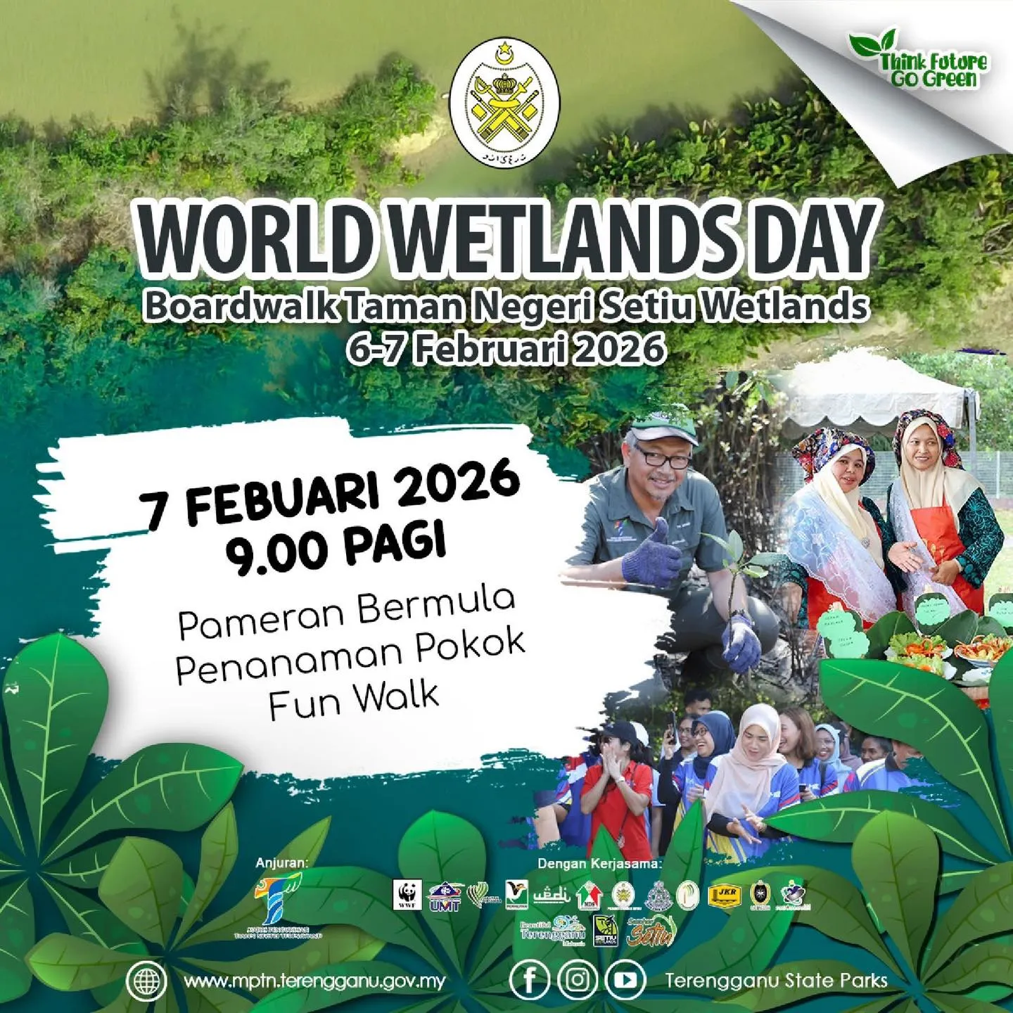 Pameran Bermula Penanaman Pokok Fun Walk
