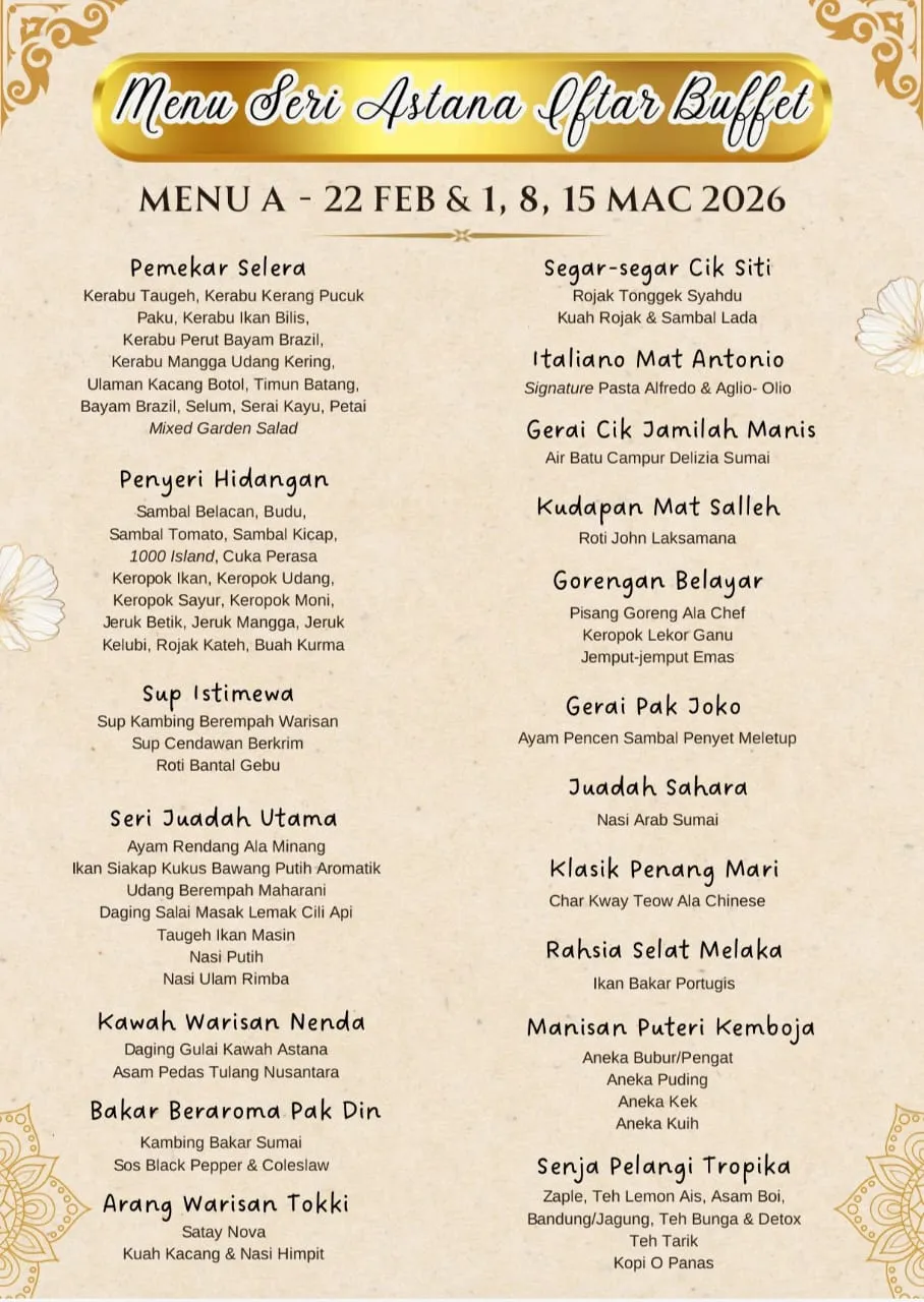 Iftar Ramadan 2026 Hotel Sumai 15021716