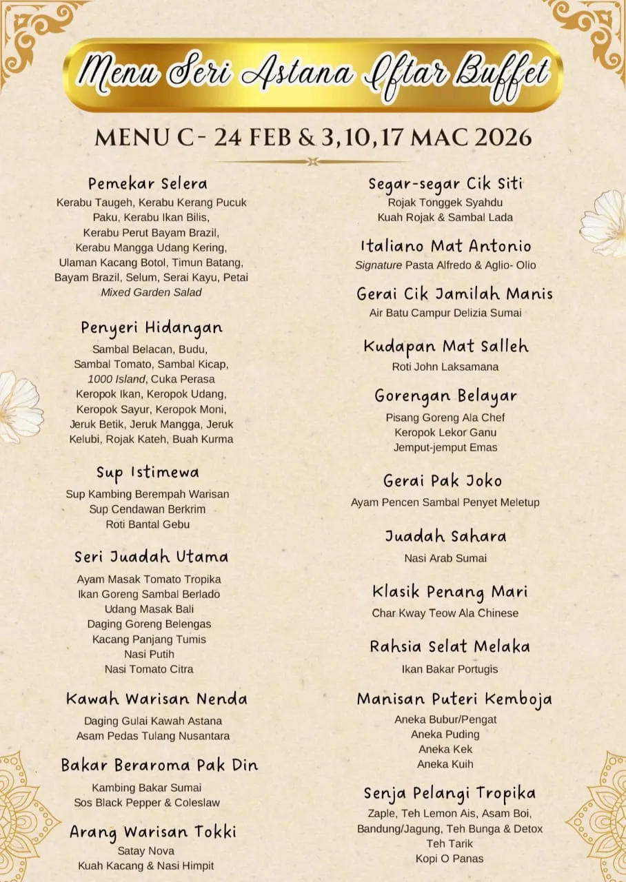 Iftar Ramadan 2026 Hotel Sumai 15021719