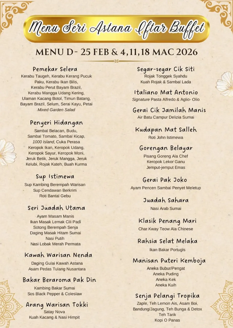 Iftar Ramadan 2026 Hotel Sumai 15021720