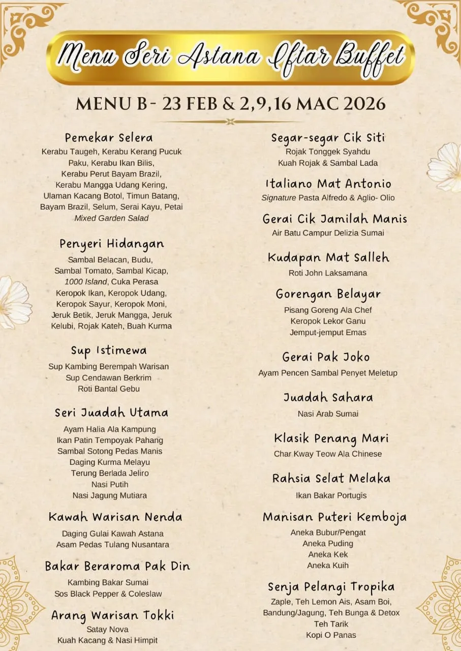 Iftar Ramadan 2026 Hotel Sumai 15021721