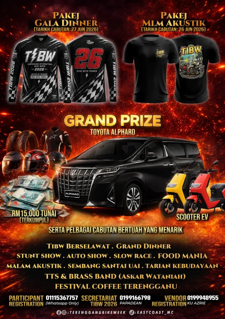 Grand Prize Terengganu International Bike Week 2026
