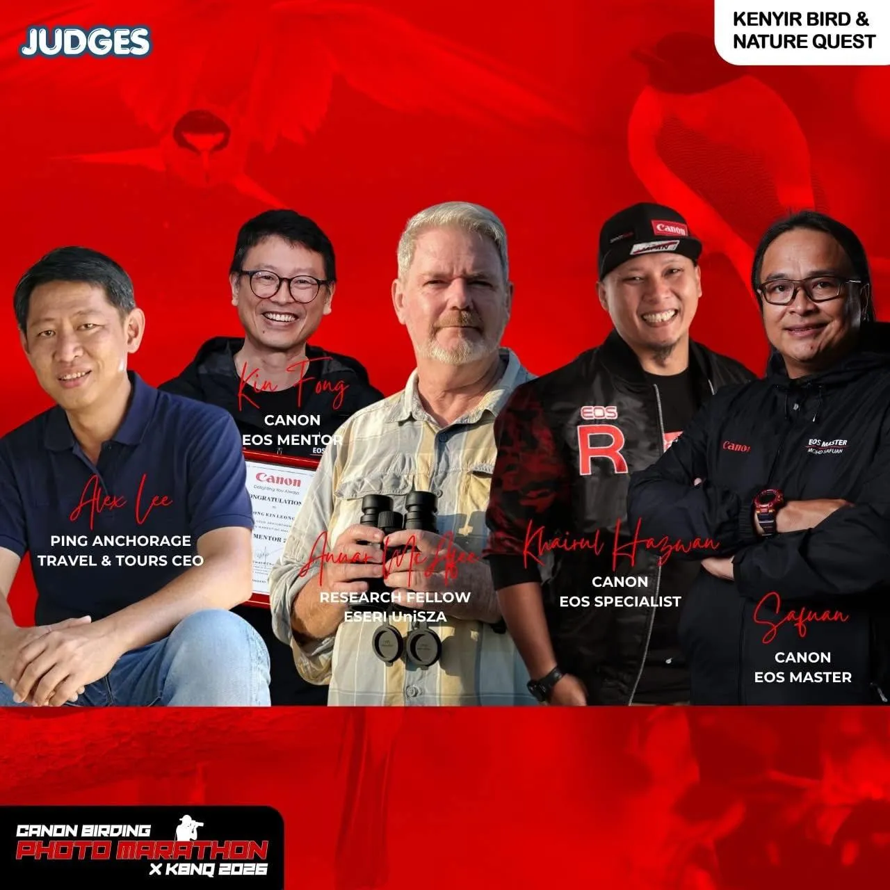 Judges Kenyir Bird & Nature Quest 2026