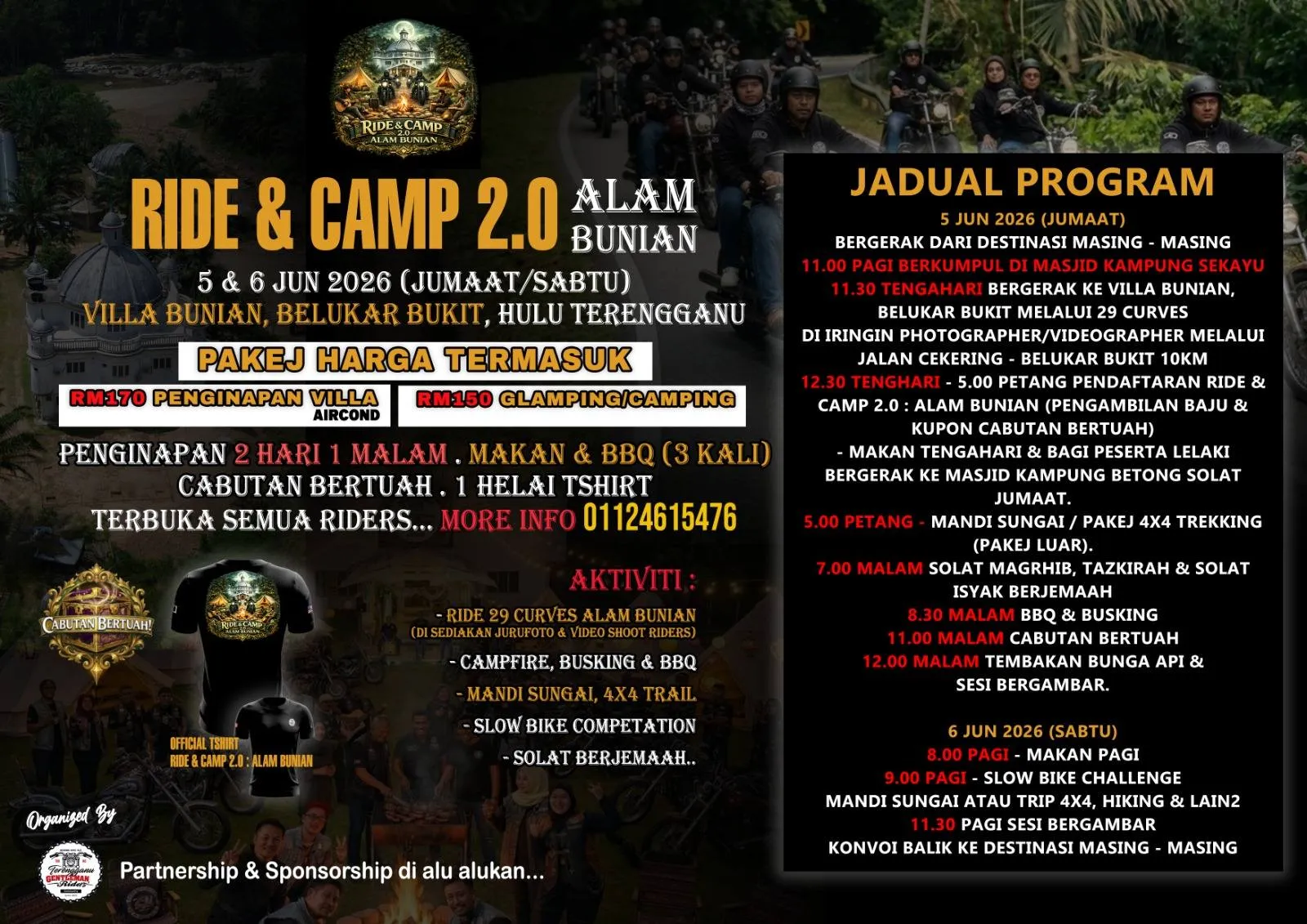 Poster Ride & Camp 2.0 2
