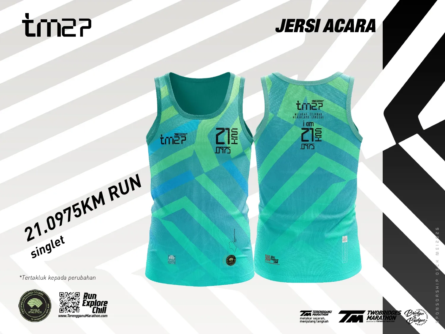 Singlet 21KM Half Marathon Terengganu Marathon 2027
