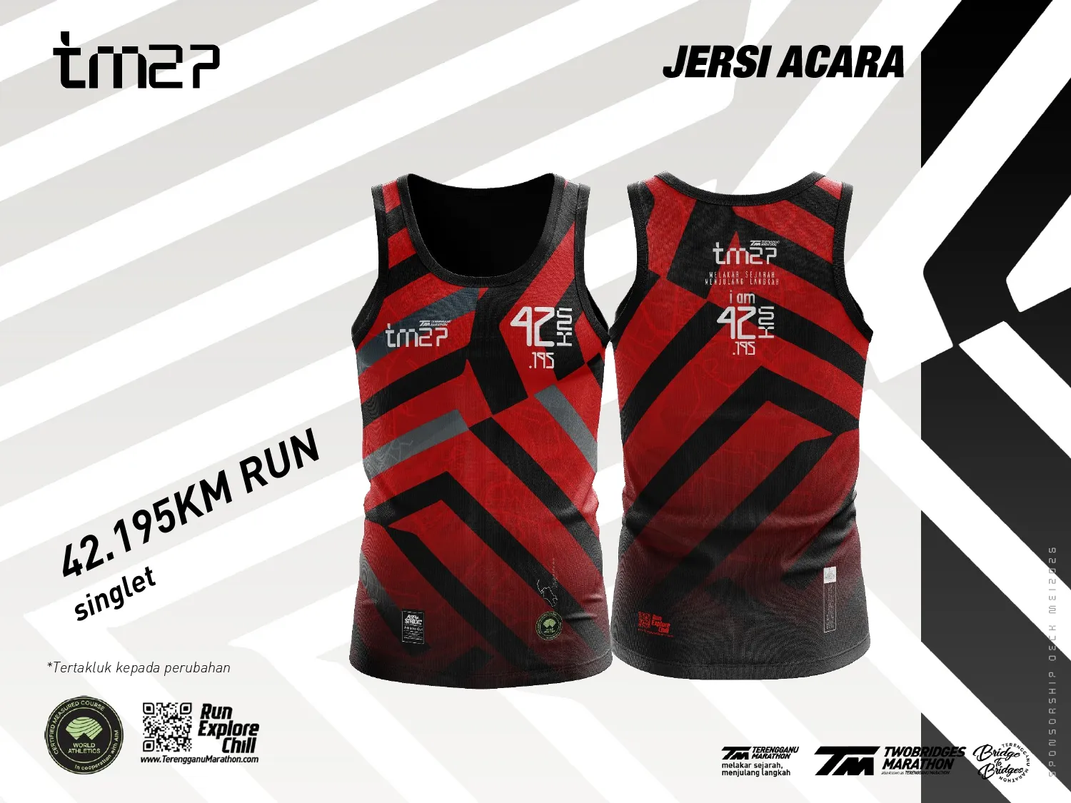 Singlet 42KM Full Marathon Terengganu Marathon 2027