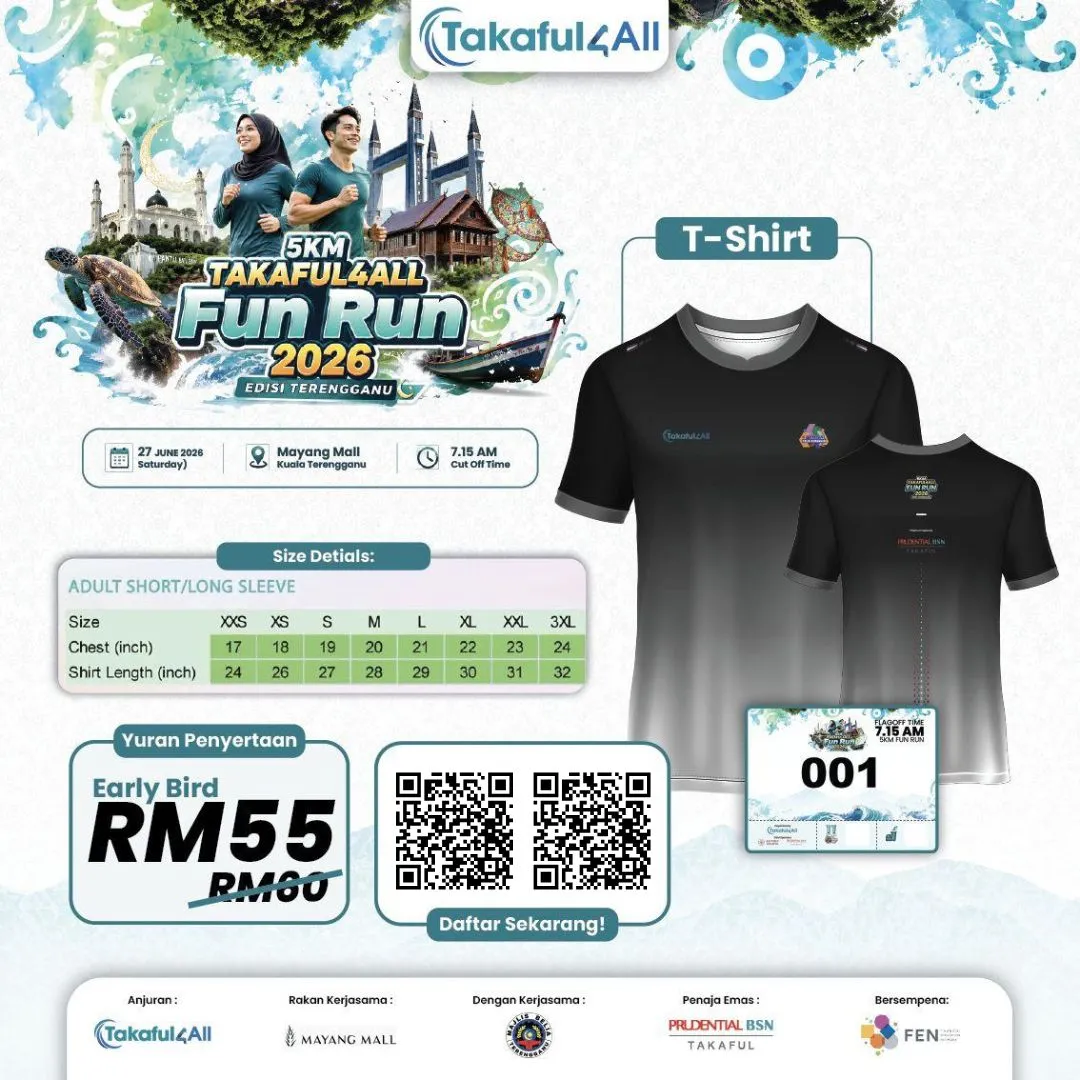 Tshirt Takaful4All Fun Run 2026