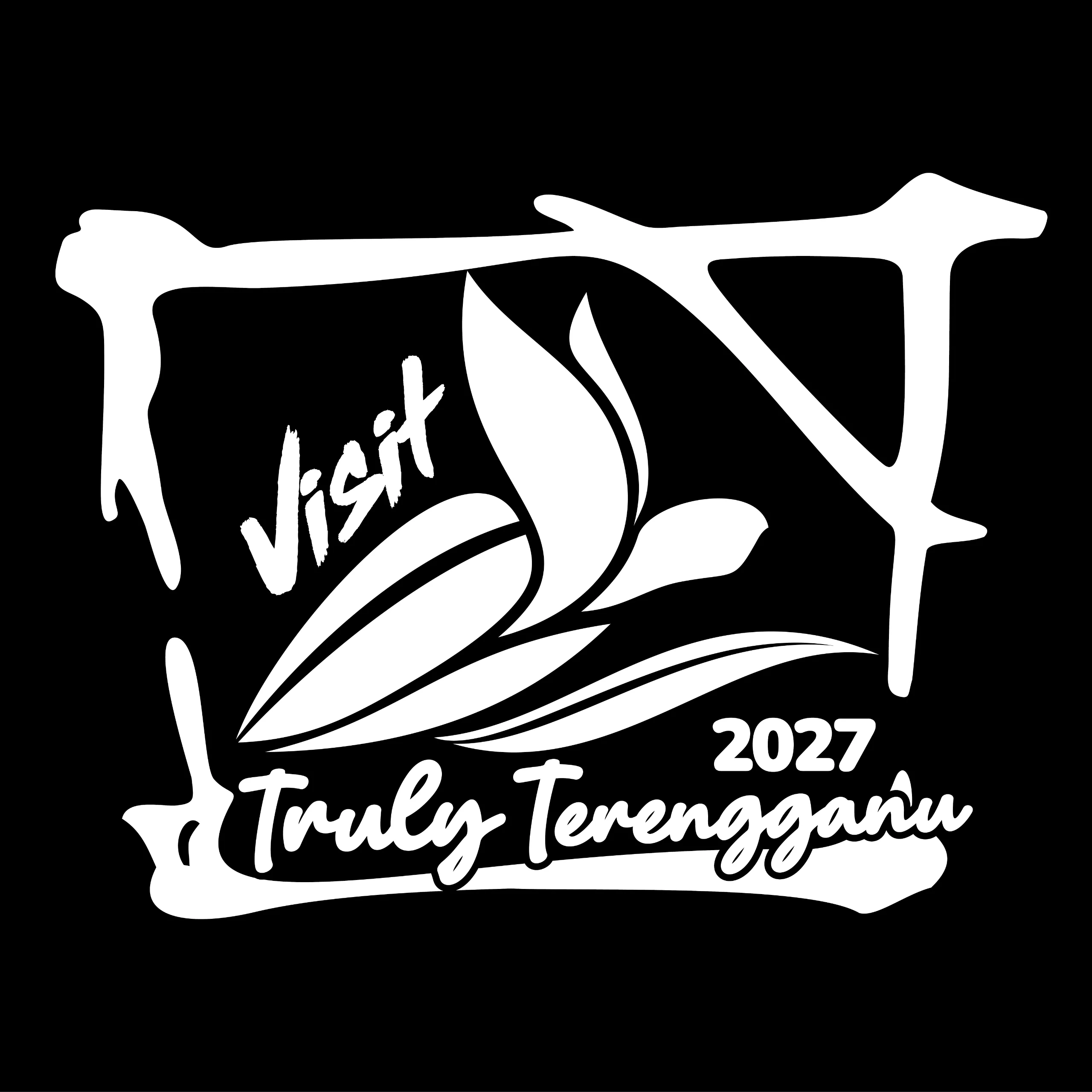 Logo Visit Truly Terengganu versi warna penuh