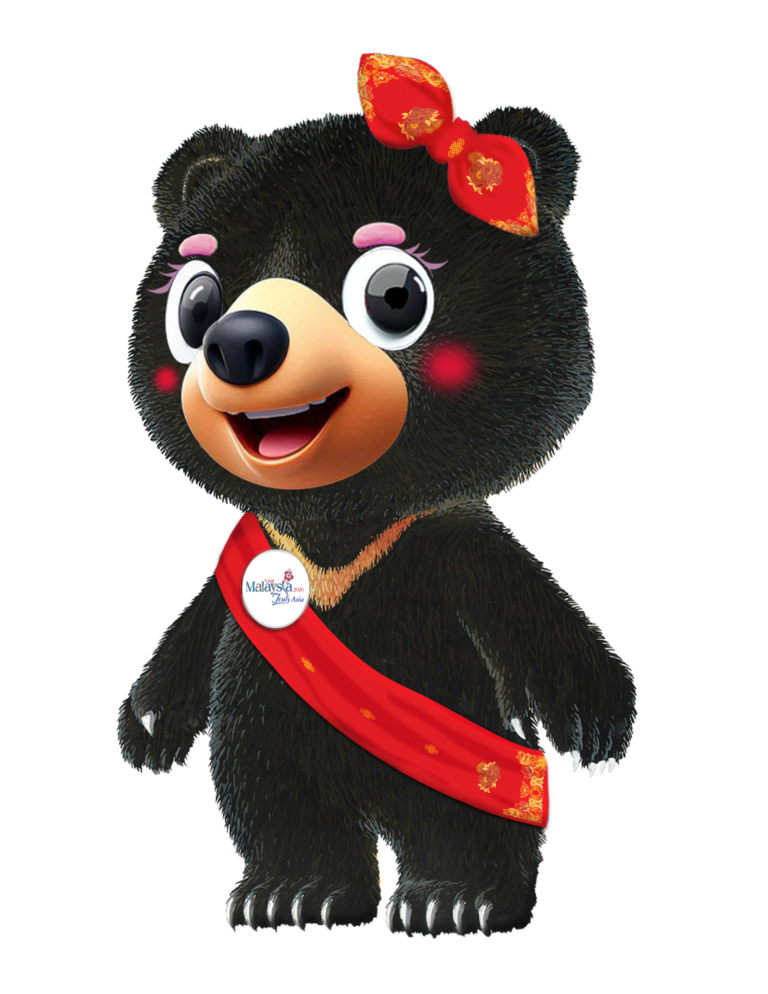 Maskot Manja edisi Tahun Baru Cina