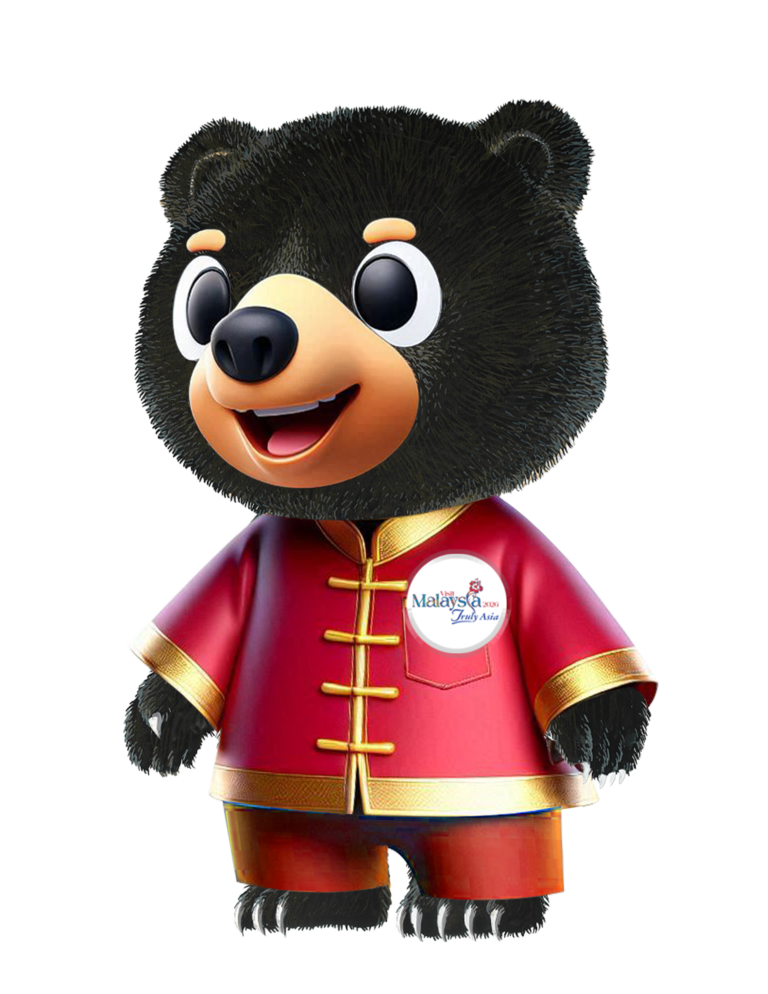 Maskot berpakaian tradisional Cina (Wira)