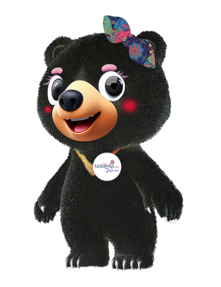 Maskot Manja versi asas tanpa kostum