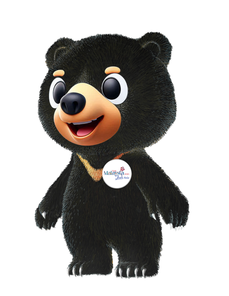 Maskot Wira versi asas tanpa kostum