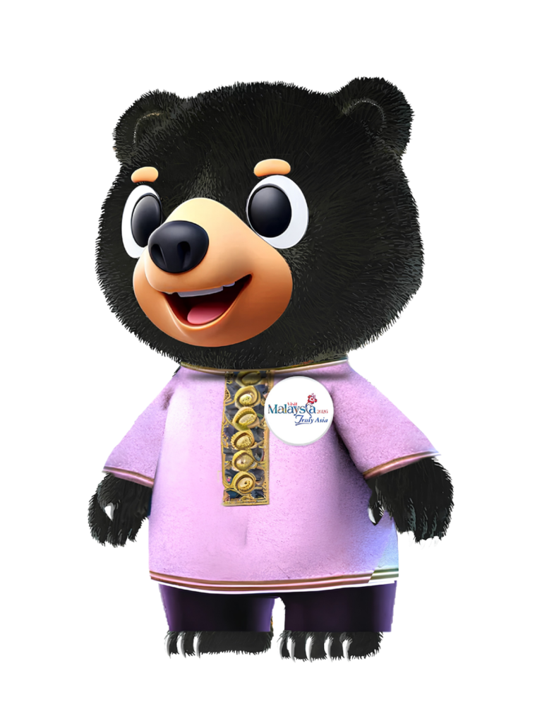 Maskot Wira berpakaian tradisional India