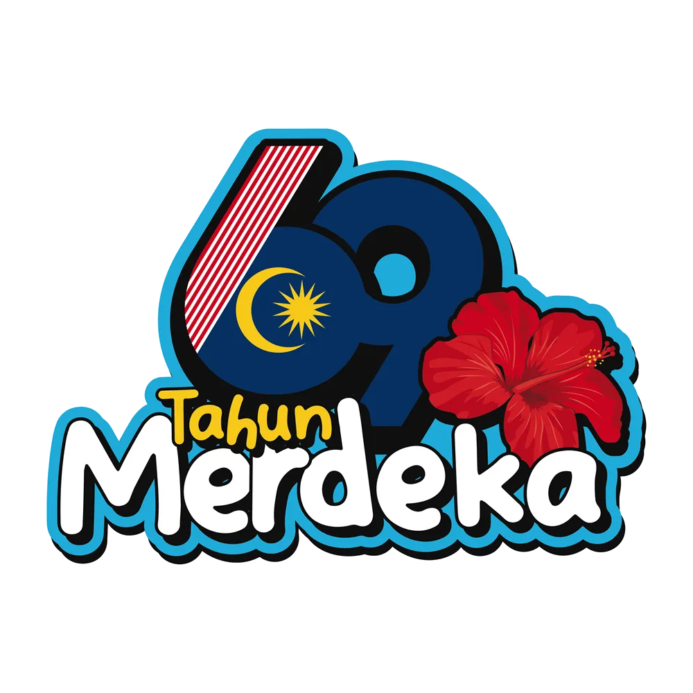 Logo sambutan 69 Tahun Merdeka