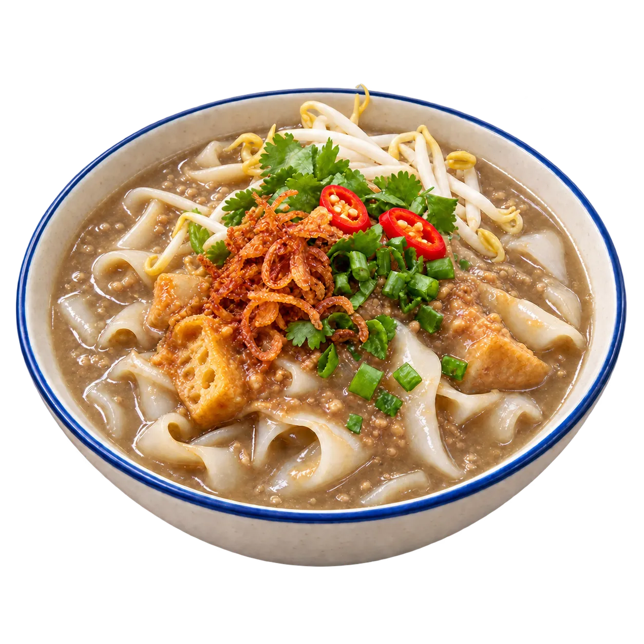 Kuah ringan Kuey Teow Rebus Terengganu