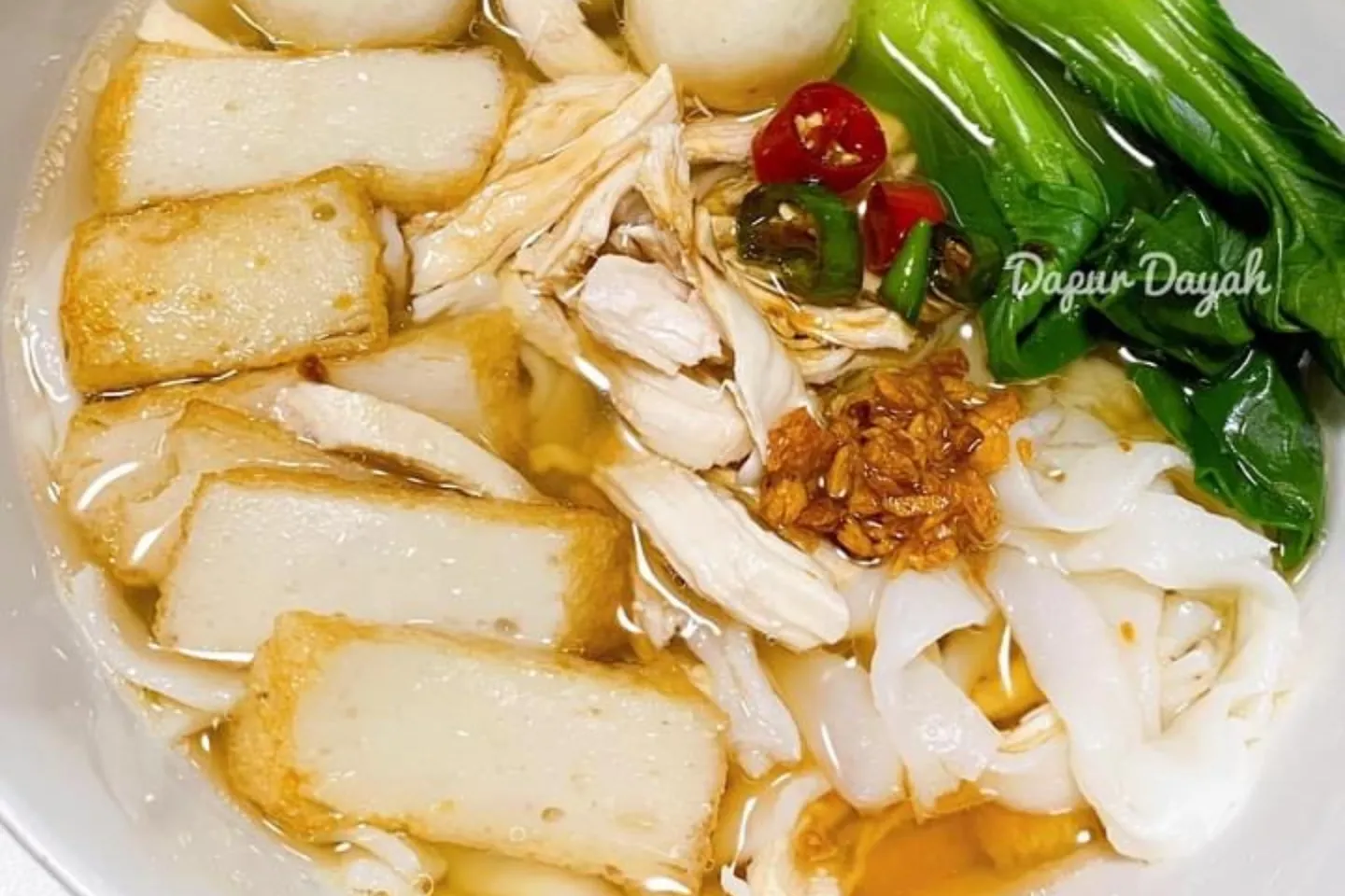 Kuey Teow Rebus Terengganu dihidang untuk seisi keluarga