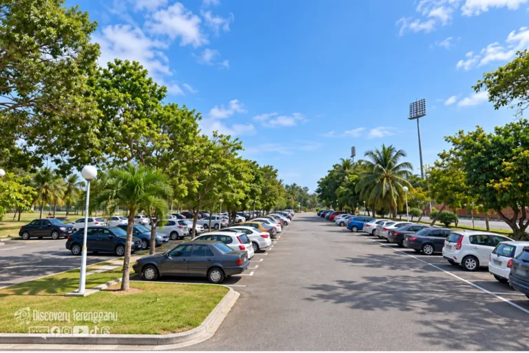 Kawasan parking Pantai Batu Buruk (Sebelah KTC Arena), Batu Buruk