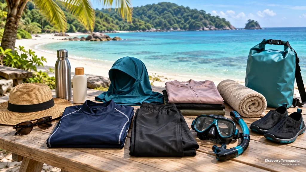 Barang Perlu Bawa ke Pulau & Pakaian Muslimah