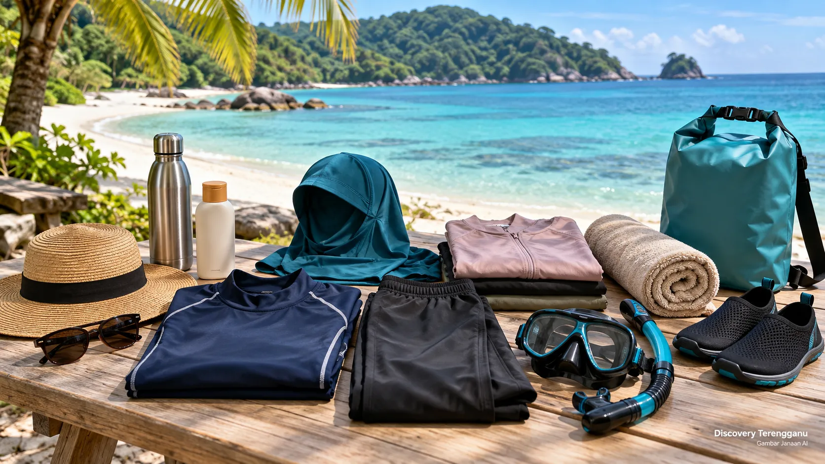 Barang Perlu Bawa ke Pulau & Pakaian Muslimah