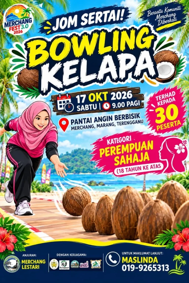 Poster Bowling Kelapa Merchang Fest 3.0 2026